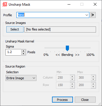 Mira Pro x64 User's Guide - Unsharp Mask