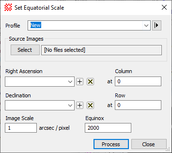 Mira Pro x64 User's Guide - Set Equatorial Scale
